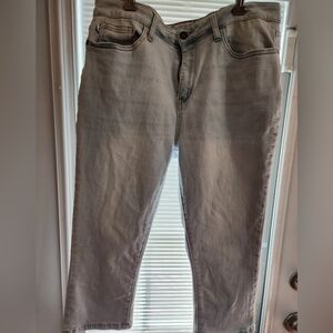 Judy Blue Gray Straight Jeans Classic Style